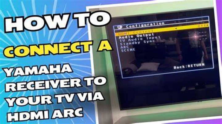 Can a Samsung TV be connected to a Yamaha receiver?