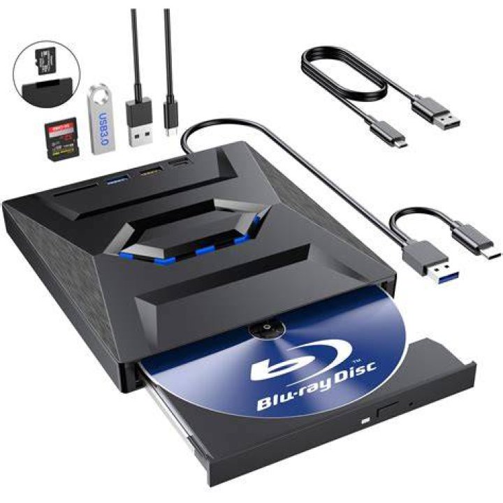 Can external CD drives play Blu-ray?