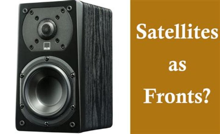 Can I use satellite speakers as main speakers?