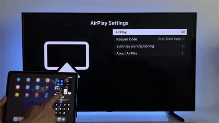 How do I connect my Smart TV to airplay?