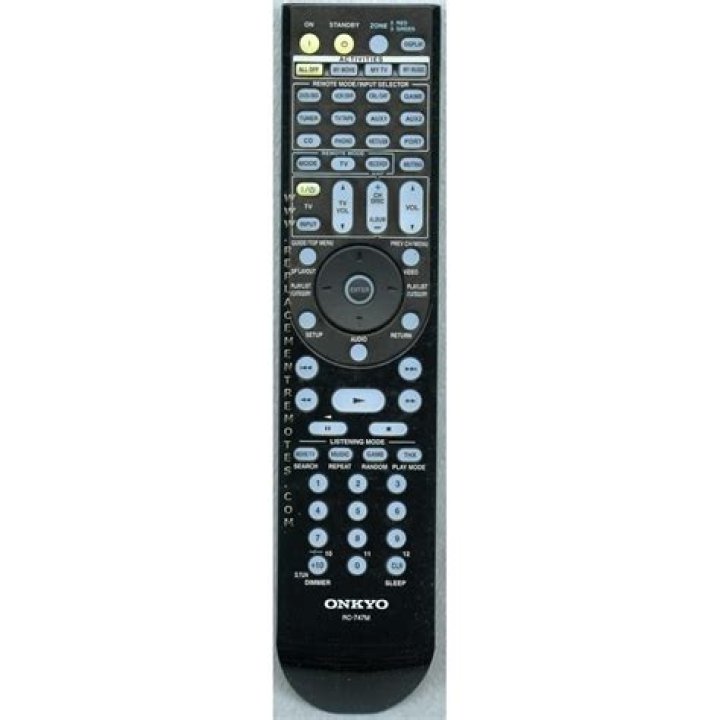 How do I control my Onkyo receiver with my Apple TV remote?