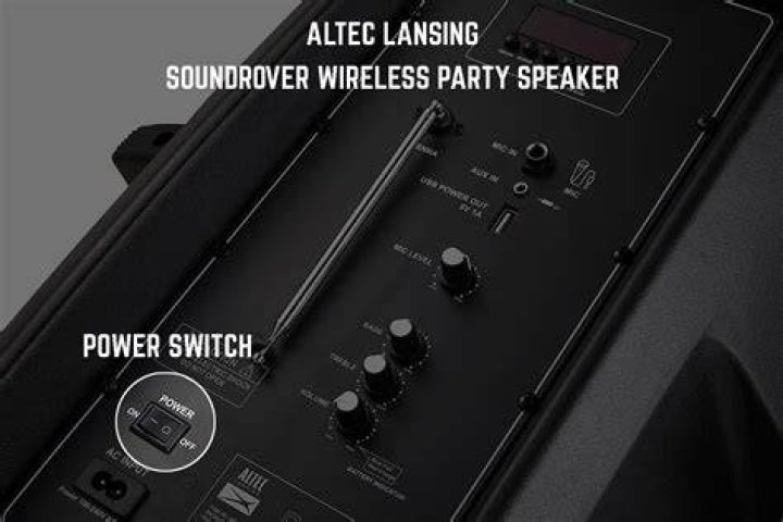 How do I turn up the volume on my Altec Lansing speaker?