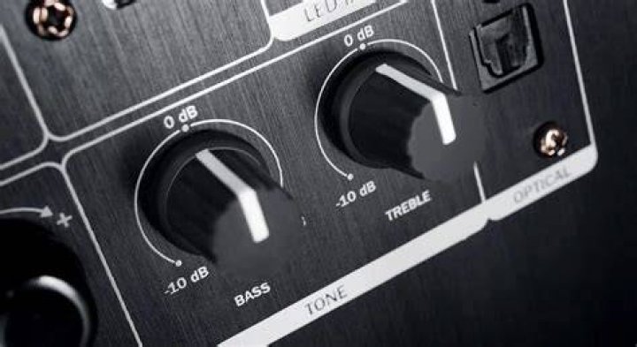 How do you adjust bass and treble speakers?