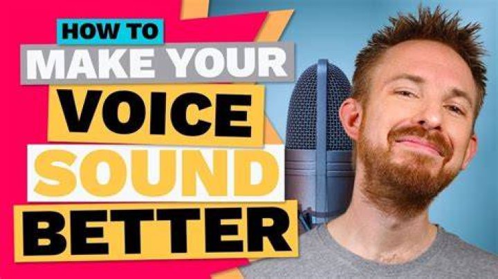 How do you make your voice sound less tinny?
