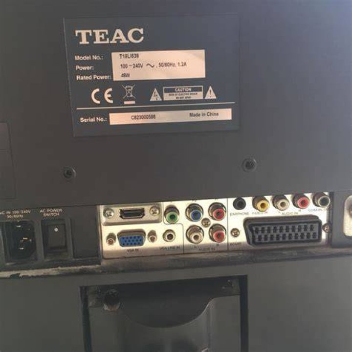 How do you reset a TEAC TV?