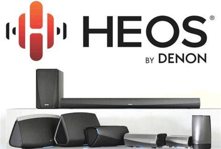 How does Denon multiroom work with HEOS speakers?