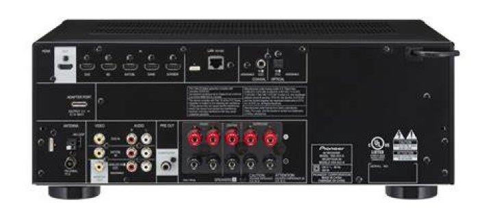 How many channels does the pioneer vsx-823-k have?