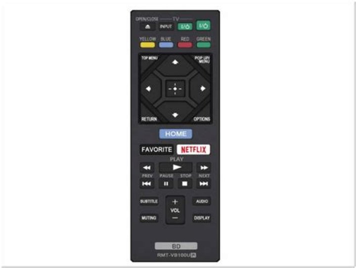 Is there a remote control for a Blu ray player?