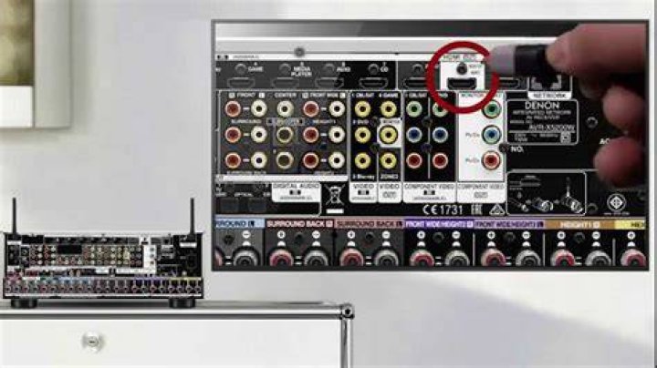 What should I do if my Denon surround Back is not working?
