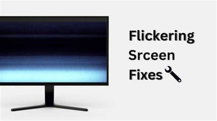 What should I do if my Samsung monitor is flickering?