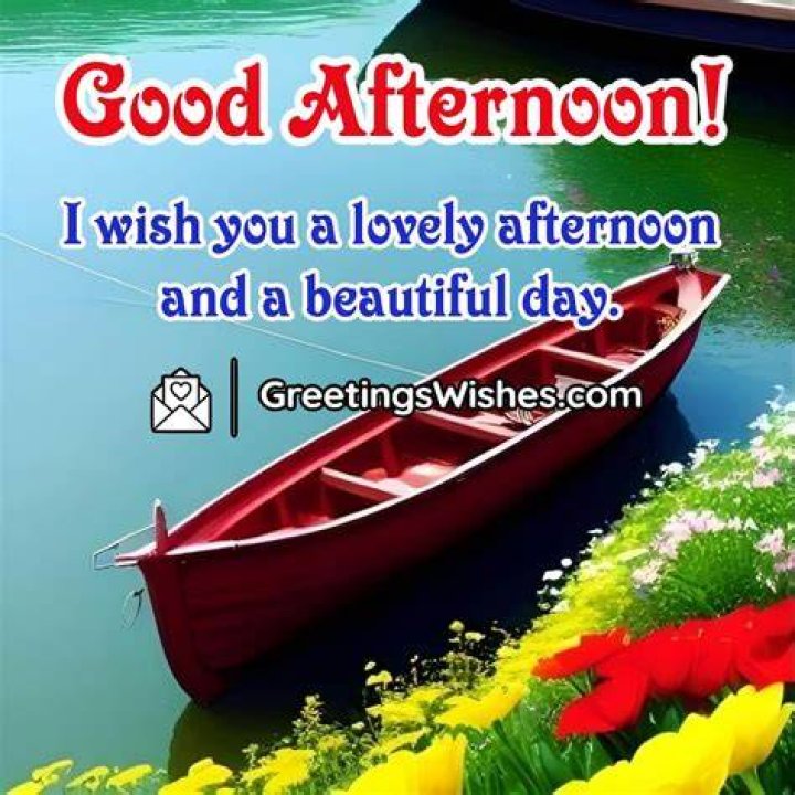 When to send someone a good afternoon message?