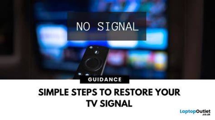 Why does my TV say no signal for my Xbox one?