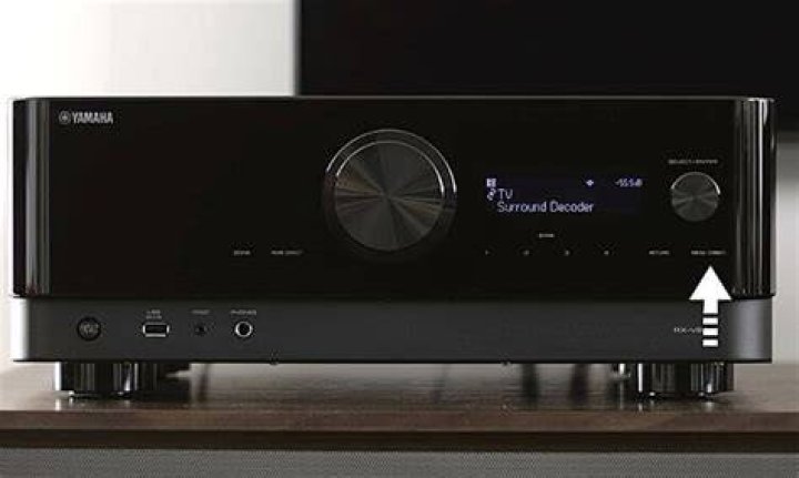 Why does my Yamaha AVR say HDMI out?