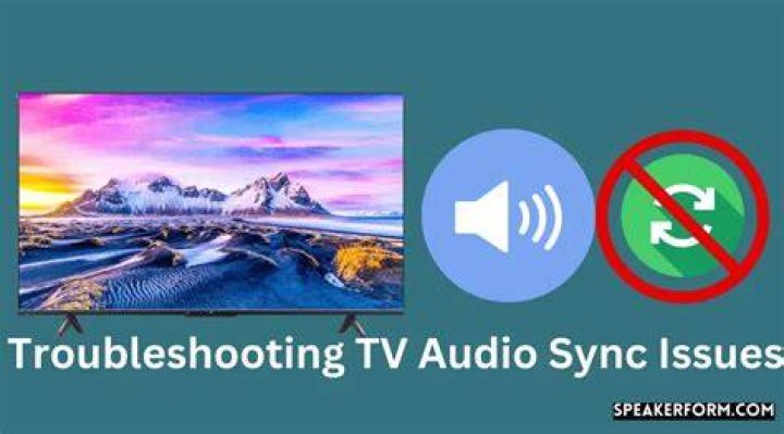 Why is my TV and surround sound out of sync?