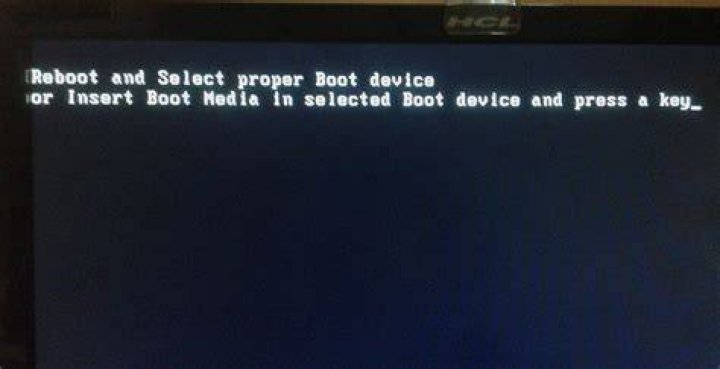 Why is reboot and select proper boot device Windows 10 not working?