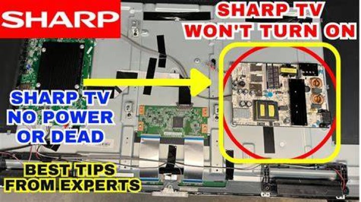Why is the sound not working on my Sharp TV?